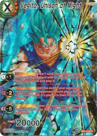 Vegito, Unison of Might (SPR) (BT10-003) [Rise of the Unison Warrior 2nd Edition] | Nerdhalla Games