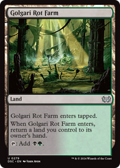 Golgari Rot Farm [Duskmourn: House of Horror Commander] | Nerdhalla Games