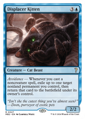 Displacer Kitten (White Border) [Mystery Booster 2] | Nerdhalla Games