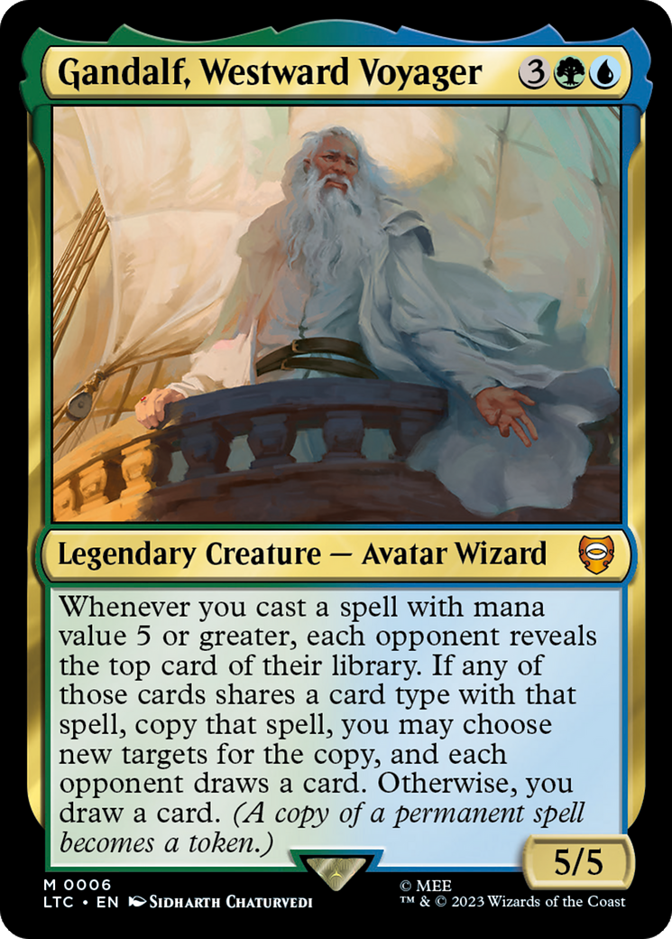 Gandalf, Westward Voyager [The Lord of the Rings: Tales of Middle-Earth Commander] | Nerdhalla Games