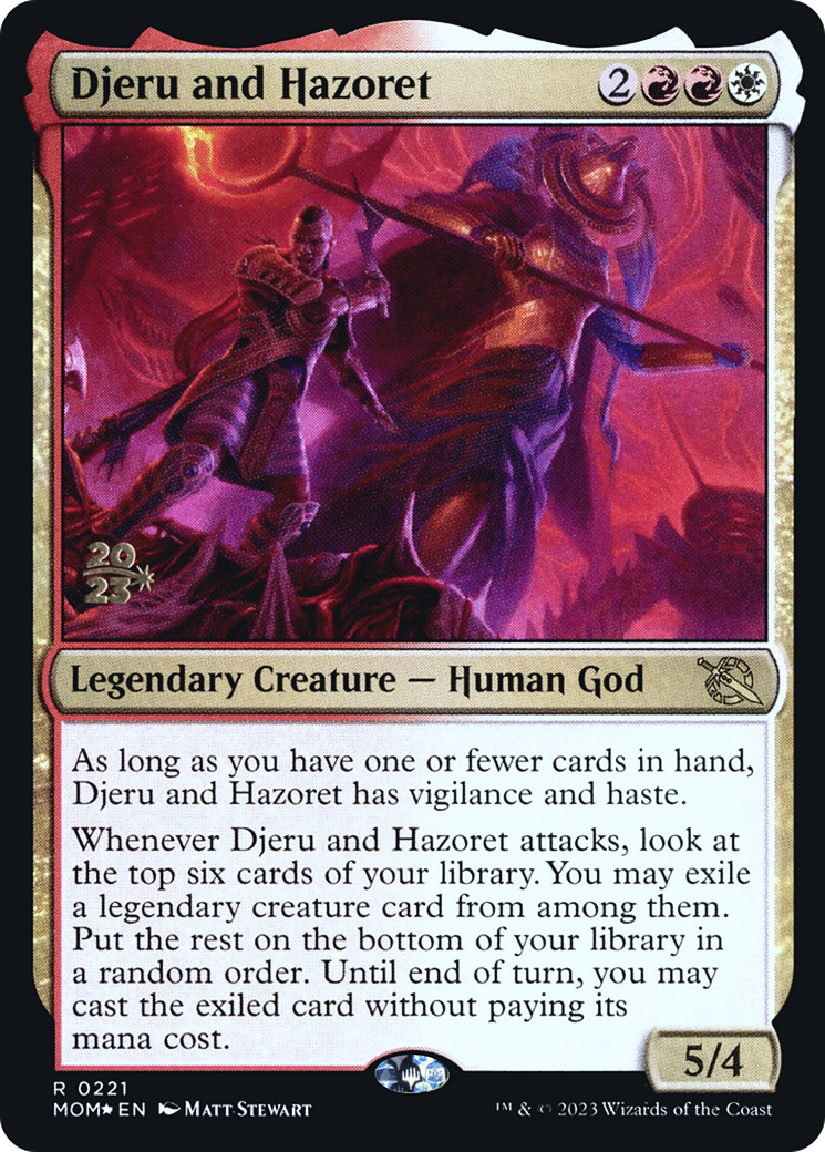 Djeru and Hazoret [March of the Machine Prerelease Promos] | Nerdhalla Games