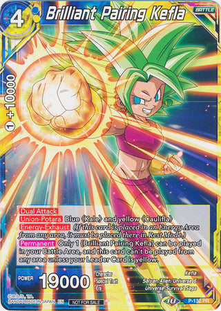 Brilliant Pairing Kefla (Shop Tournament: Assault of Saiyans) (P-132) [Promotion Cards] | Nerdhalla Games