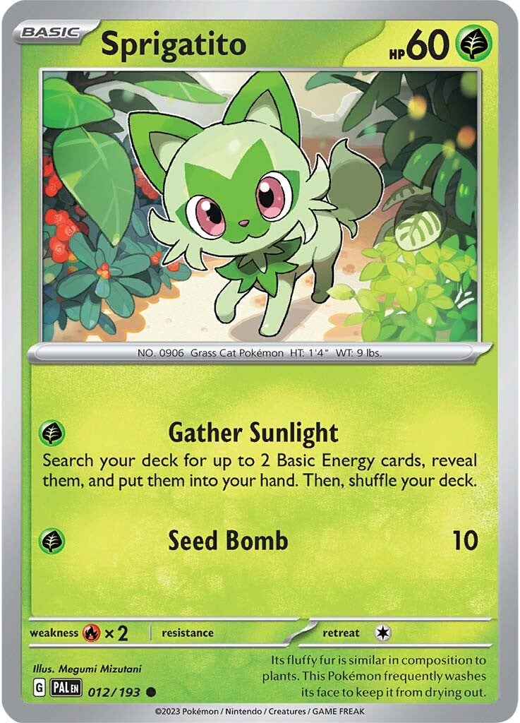 Sprigatito (012/193) [Scarlet & Violet: Paldea Evolved] | Nerdhalla Games