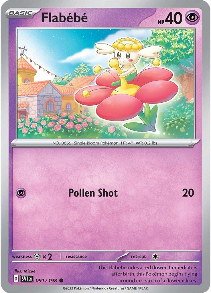 Flabebe (091/198) [Scarlet & Violet: Base Set] | Nerdhalla Games