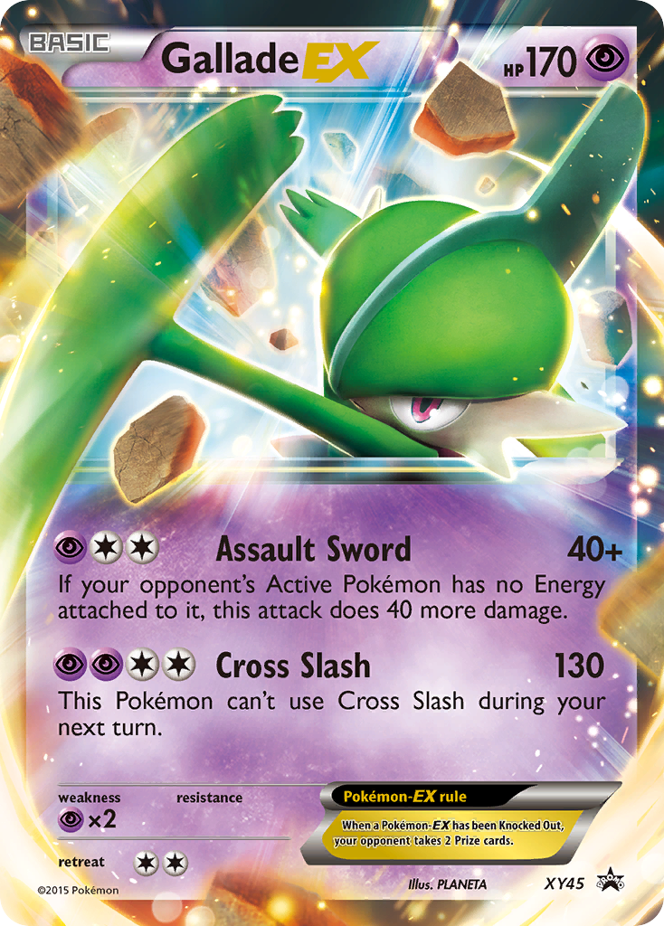 Gallade EX (XY45) [XY: Black Star Promos] | Nerdhalla Games