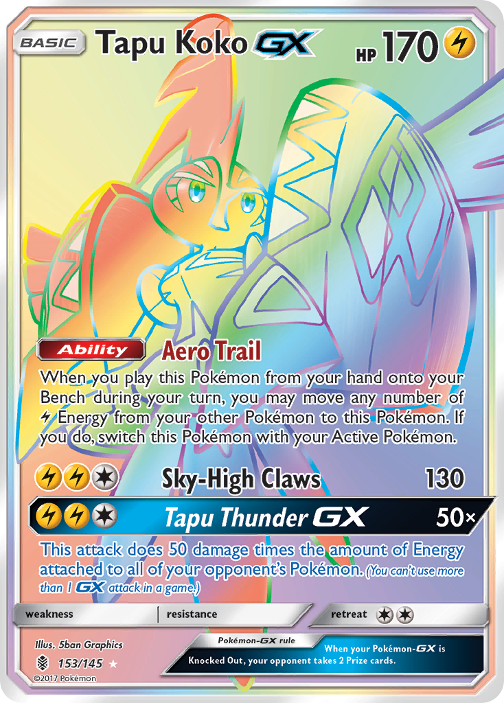 Tapu Koko GX (153/145) [Sun & Moon: Guardians Rising] | Nerdhalla Games