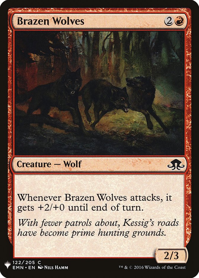 Brazen Wolves [Mystery Booster] | Nerdhalla Games