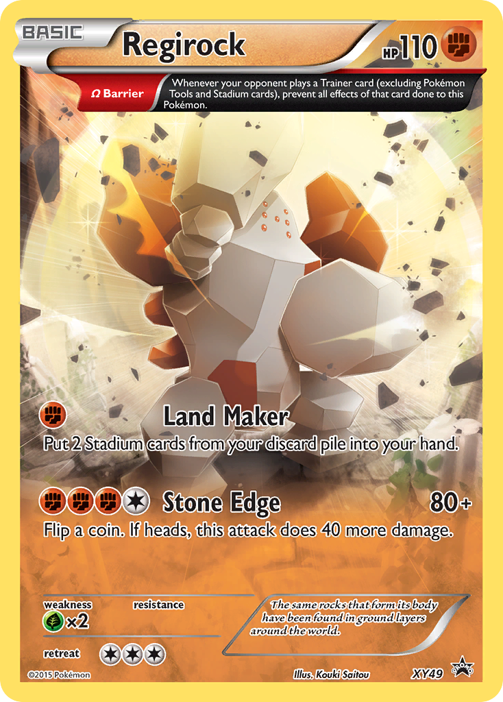 Regirock (XY49) [XY: Black Star Promos] | Nerdhalla Games