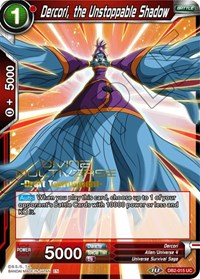 Dercori, the Unstoppable Shadow (Divine Multiverse Draft Tournament) (DB2-015) [Tournament Promotion Cards] | Nerdhalla Games