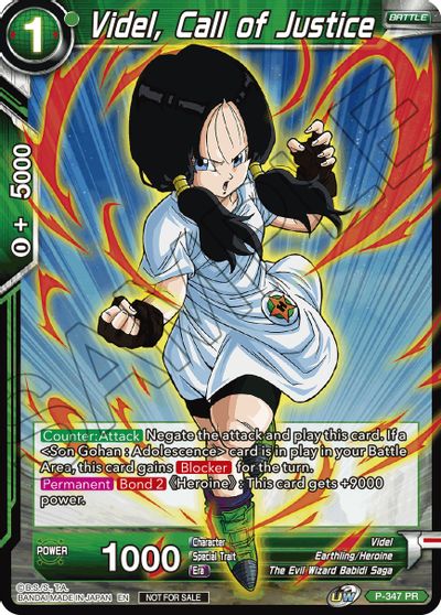 Videl, Call of Justice (P-347) [Tournament Promotion Cards] | Nerdhalla Games