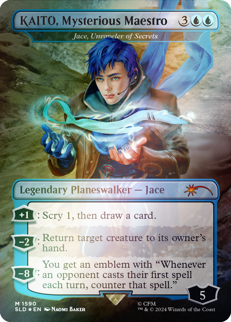 KAITO, Mysterious Maestro - Jace, Unraveler of Secrets (Rainbow Foil) [Secret Lair Drop Series] | Nerdhalla Games