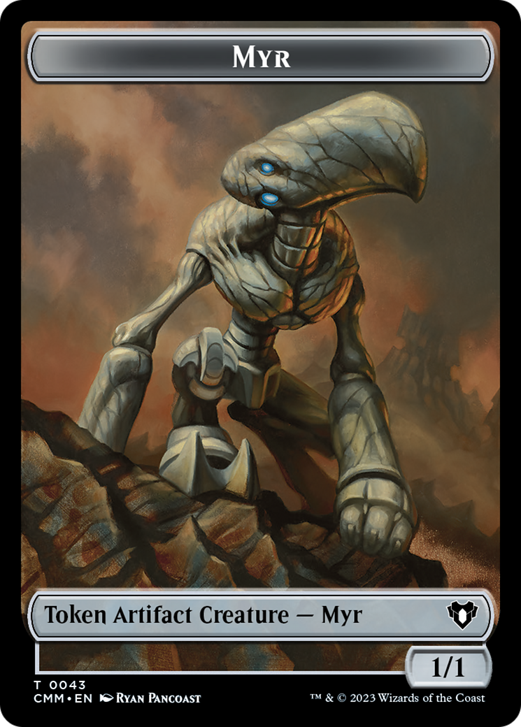 Myr Token [Commander Masters Tokens] | Nerdhalla Games