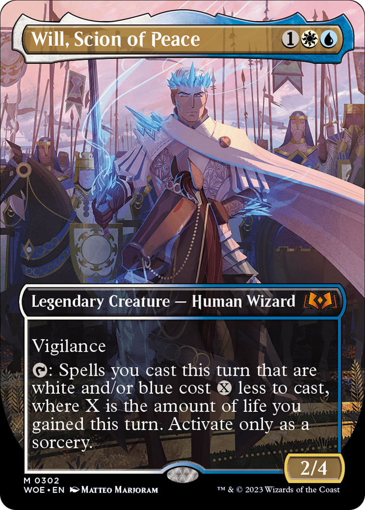 Will, Scion of Peace (Borderless Alternate Art) [Wilds of Eldraine] | Nerdhalla Games