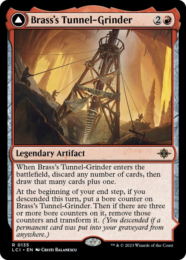 Brass's Tunnel-Grinder // Tecutlan, The Searing Rift [The Lost Caverns of Ixalan] | Nerdhalla Games