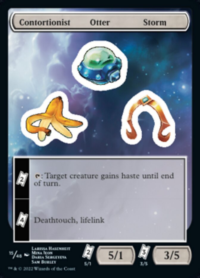 Contortionist Otter Storm [Unfinity Stickers] | Nerdhalla Games