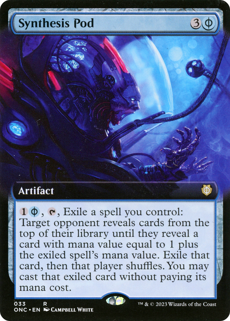 Synthesis Pod (Extended Art) [Phyrexia: All Will Be One Commander] | Nerdhalla Games