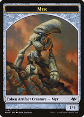 Goblin (010) // Myr (019) Double-Sided Token [Modern Horizons Tokens] | Nerdhalla Games