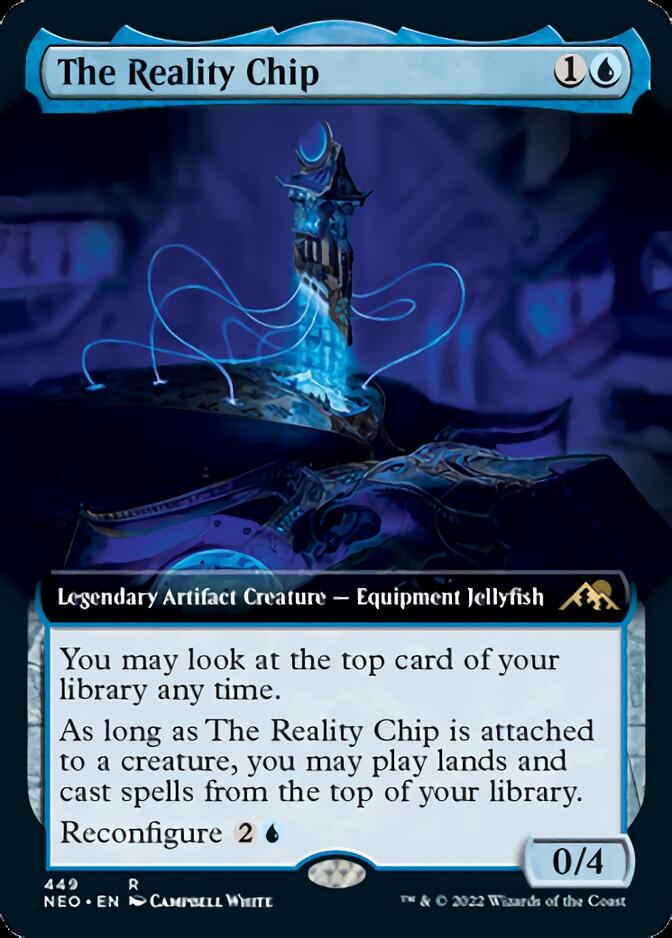 The Reality Chip (Extended Art) [Kamigawa: Neon Dynasty] | Nerdhalla Games