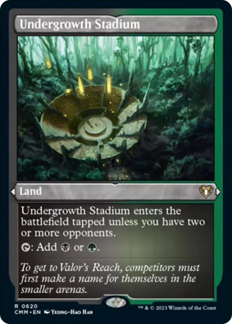 Undergrowth Stadium (Foil Etched) [Commander Masters] | Nerdhalla Games