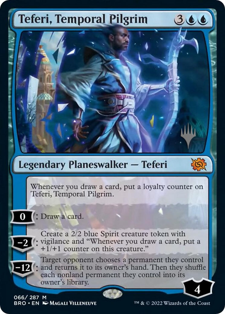 Teferi, Temporal Pilgrim (Promo Pack) [The Brothers' War Promos] | Nerdhalla Games