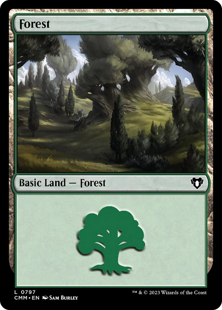 Forest (797) [Commander Masters] | Nerdhalla Games