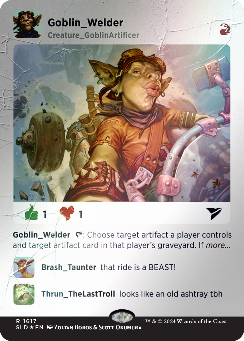 Goblin Welder (Rainbow Foil) [Secret Lair Drop Series] | Nerdhalla Games