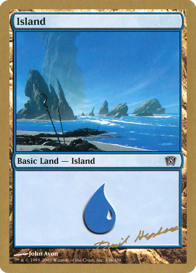 Island (dh336) (Dave Humpherys) [World Championship Decks 2003] | Nerdhalla Games