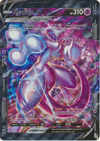 Mewtwo V-Union (Jumbo Card) [Sword & Shield: Black Star Promos] | Nerdhalla Games