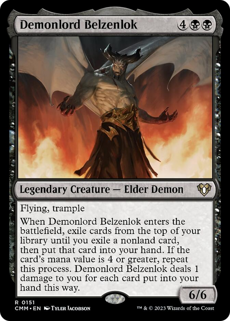 Demonlord Belzenlok [Commander Masters] | Nerdhalla Games