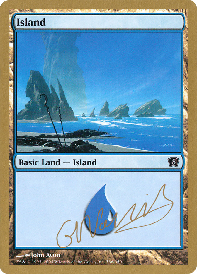 Island (gn336) (Gabriel Nassif) [World Championship Decks 2004] | Nerdhalla Games