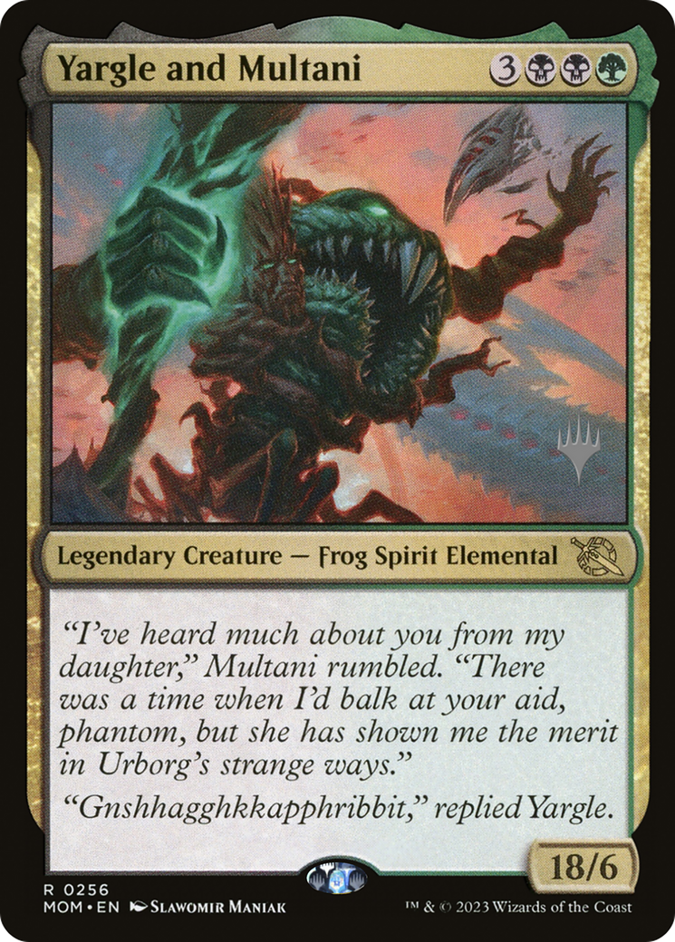 Yargle and Multani (Promo Pack) [March of the Machine Promos] | Nerdhalla Games