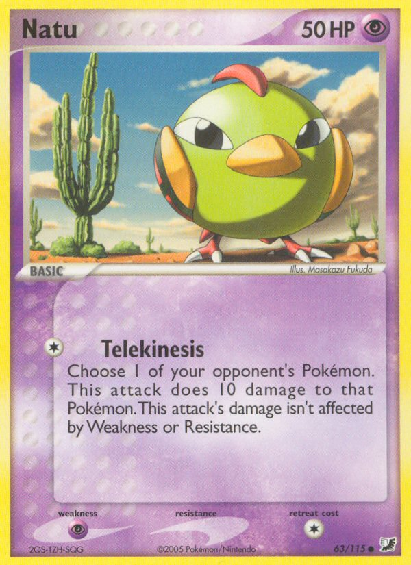 Natu (63/115) [EX: Unseen Forces] | Nerdhalla Games