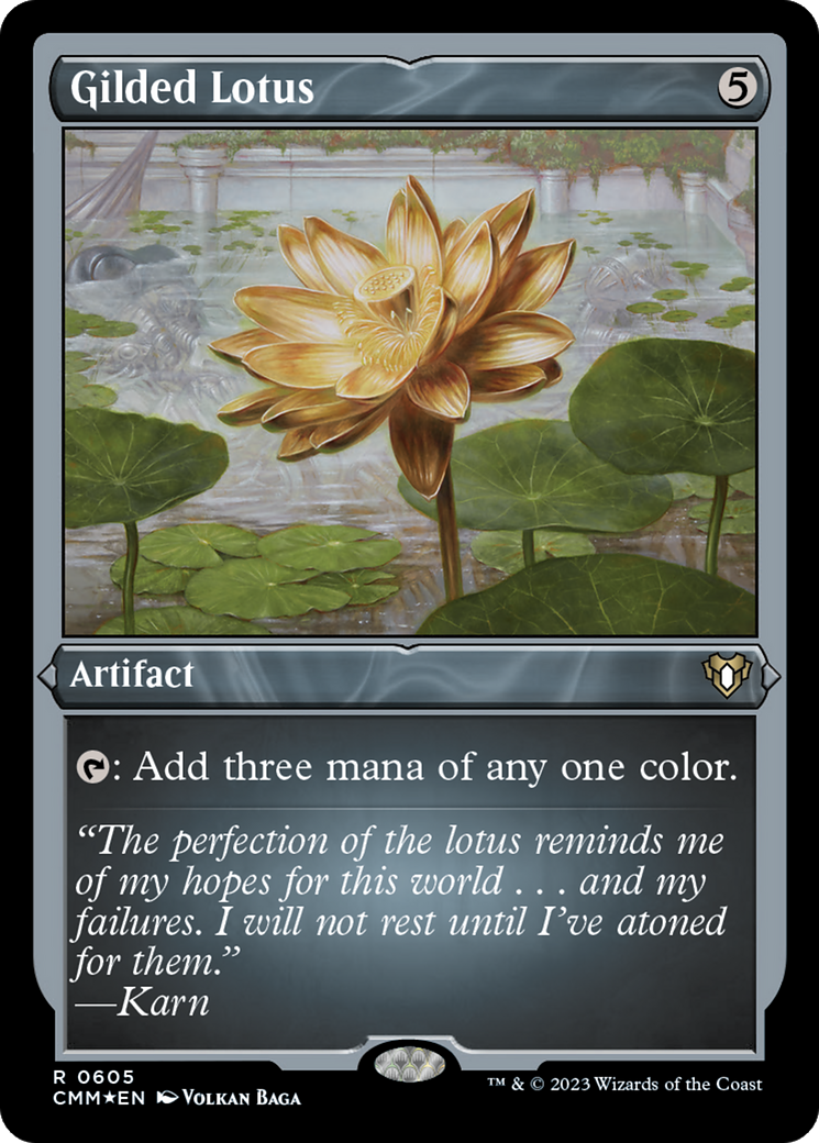 Gilded Lotus (Foil Etched) [Commander Masters] | Nerdhalla Games