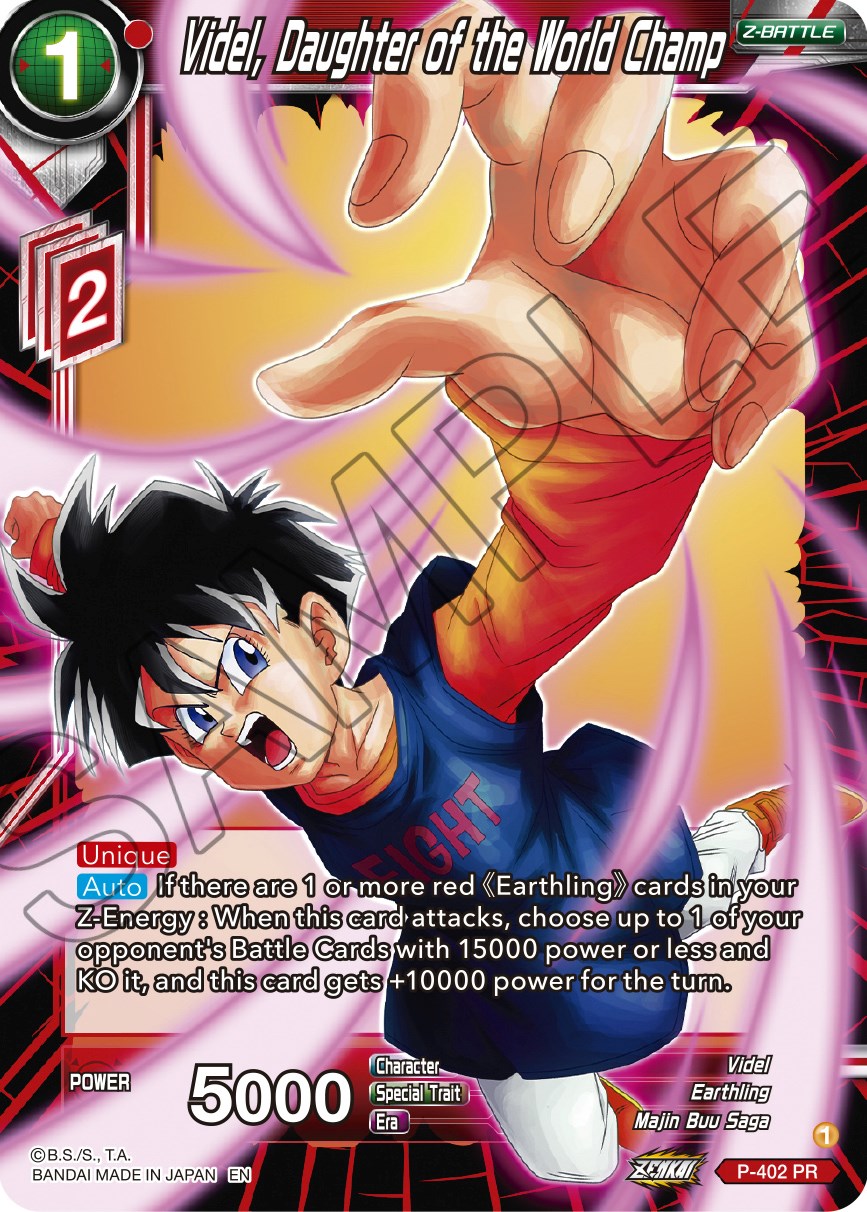 Videl, Daughter of the World Champ (P-402) [Promotion Cards] | Nerdhalla Games