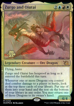 Zurgo and Ojutai [March of the Machine Prerelease Promos] | Nerdhalla Games