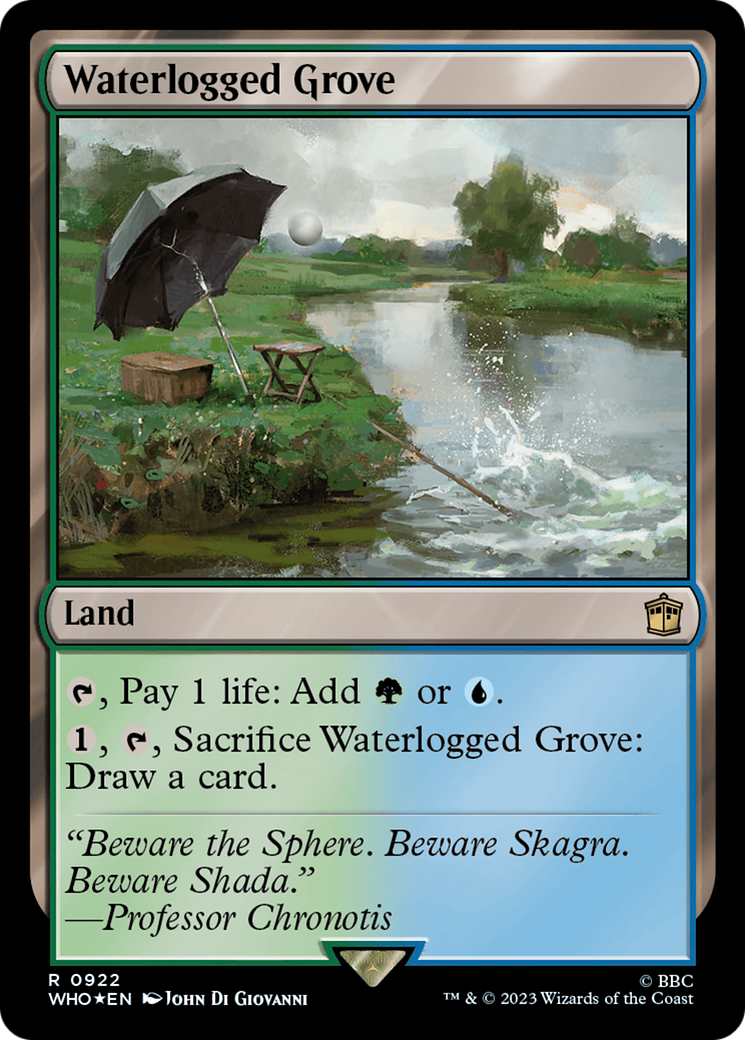 Waterlogged Grove (Surge Foil) [Doctor Who] | Nerdhalla Games