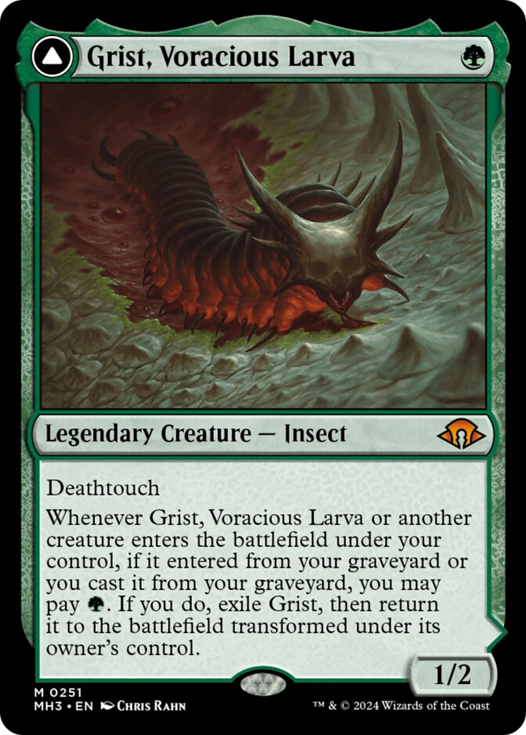 Grist, Voracious Larva // Grist, the Plague Swarm [Modern Horizons 3] | Nerdhalla Games