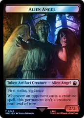 Alien Angel // Clue (0051) Double-Sided Token (Surge Foil) [Doctor Who Tokens] | Nerdhalla Games