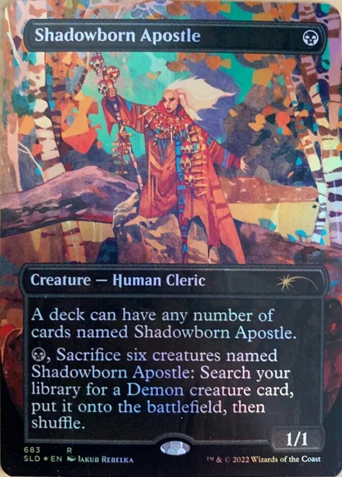 Shadowborn Apostle (Borderless) (683) [Secret Lair Drop Promos] | Nerdhalla Games