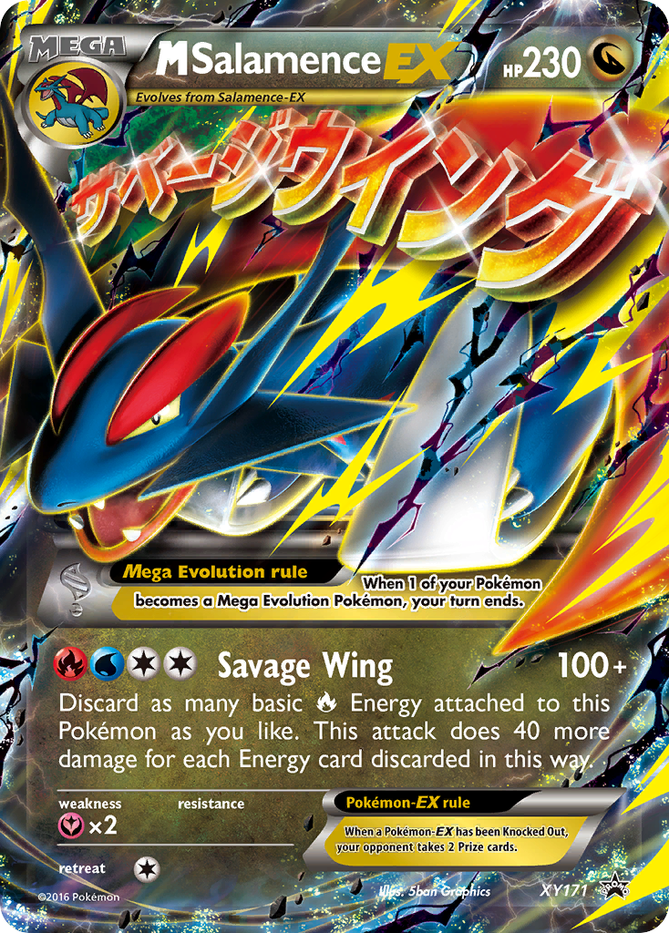 M Salamence EX (XY171) [XY: Black Star Promos] | Nerdhalla Games