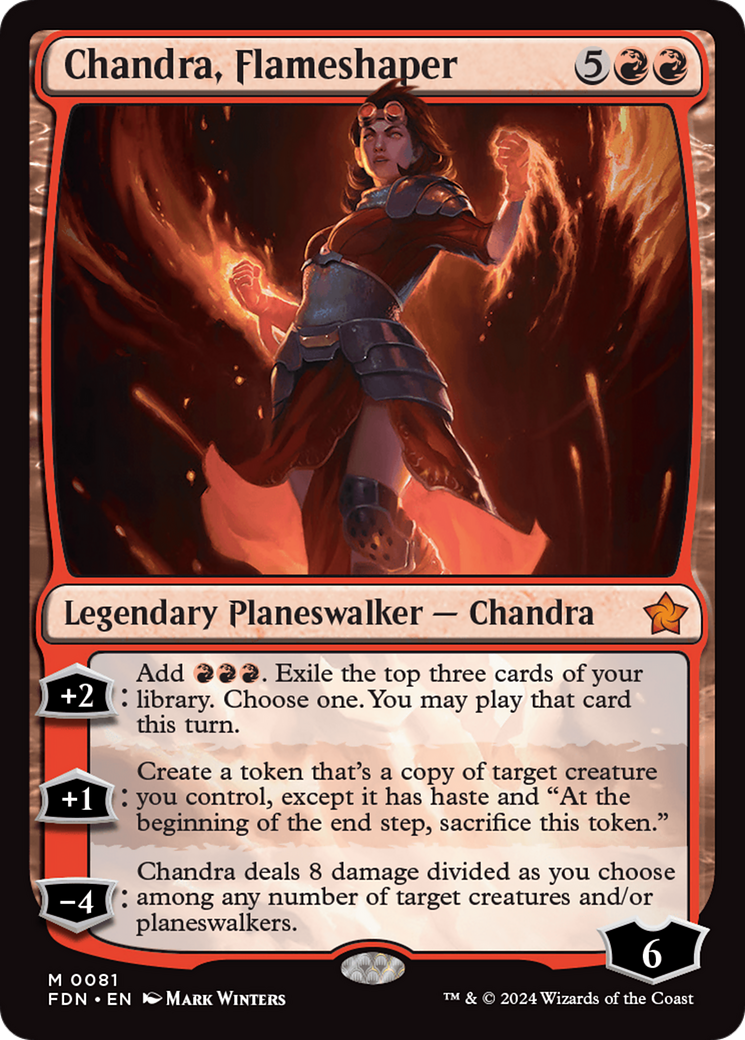 Chandra, Flameshaper [Foundations] | Nerdhalla Games