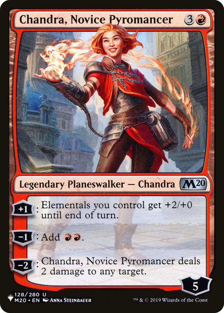 Chandra, Novice Pyromancer [The List Reprints] | Nerdhalla Games