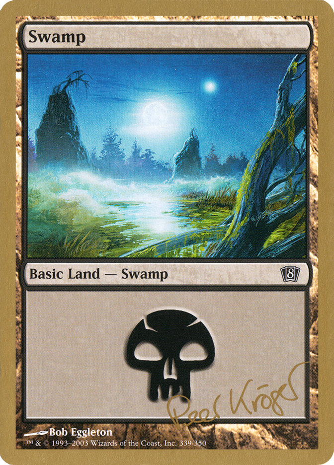 Swamp (pk339) (Peer Kroger) [World Championship Decks 2003] | Nerdhalla Games