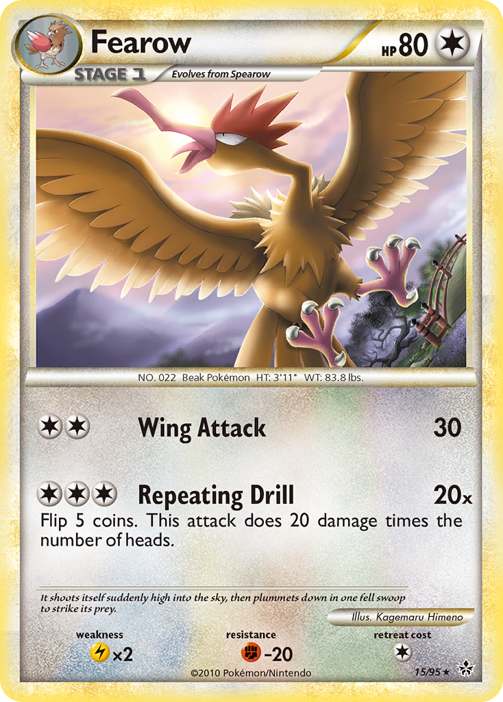 Fearow (15/95) [HeartGold & SoulSilver: Unleashed] | Nerdhalla Games