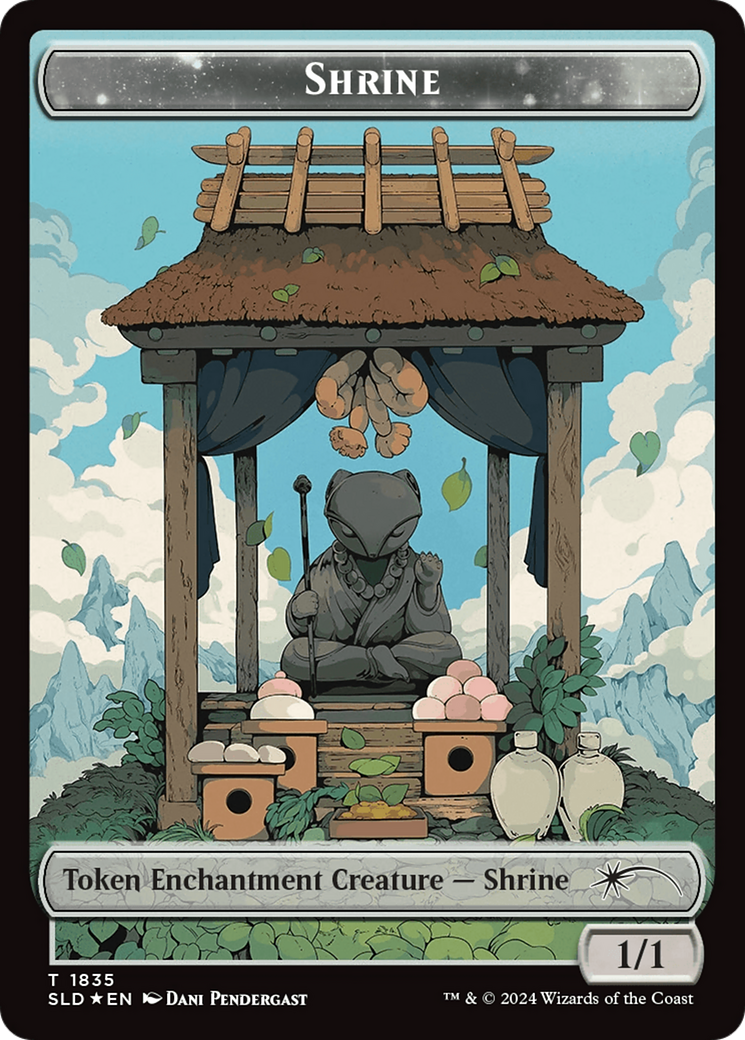 Shrine Token (Rainbow Foil) [Secret Lair: From Cute to Brute Tokens] | Nerdhalla Games