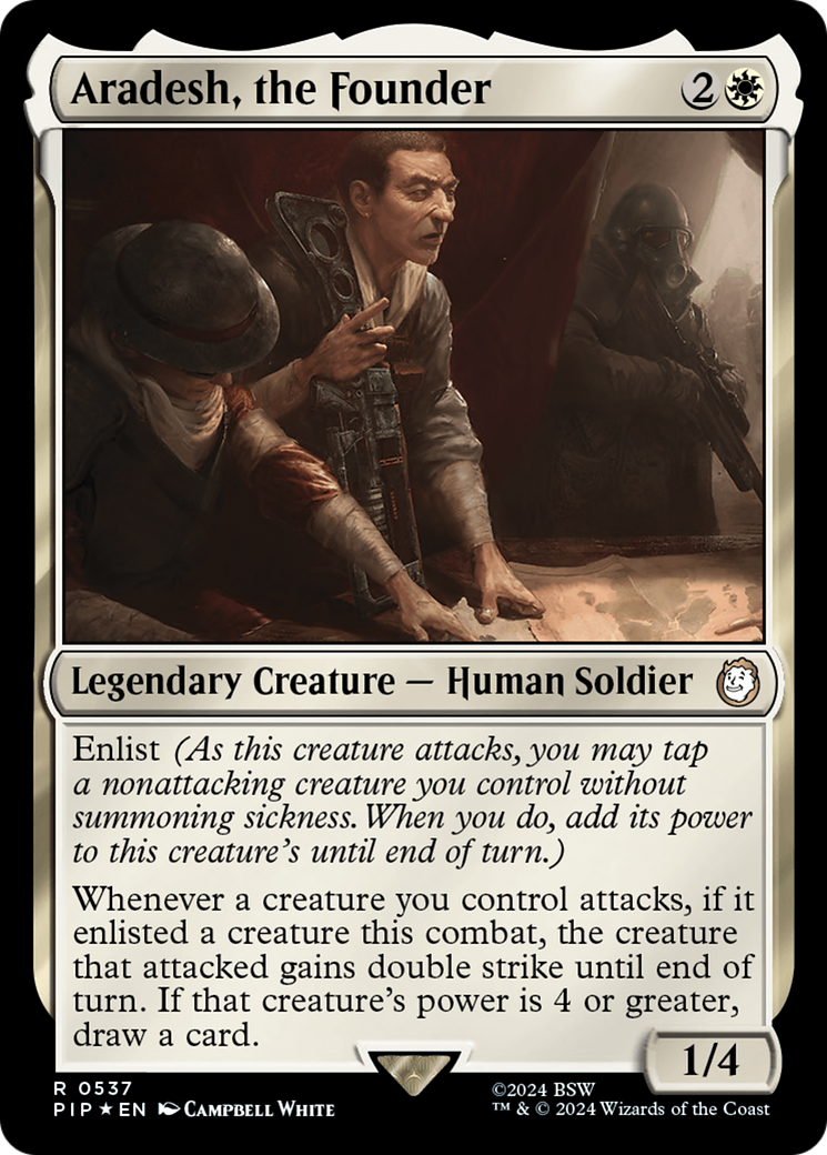 Aradesh, the Founder (Surge Foil) [Fallout] | Nerdhalla Games