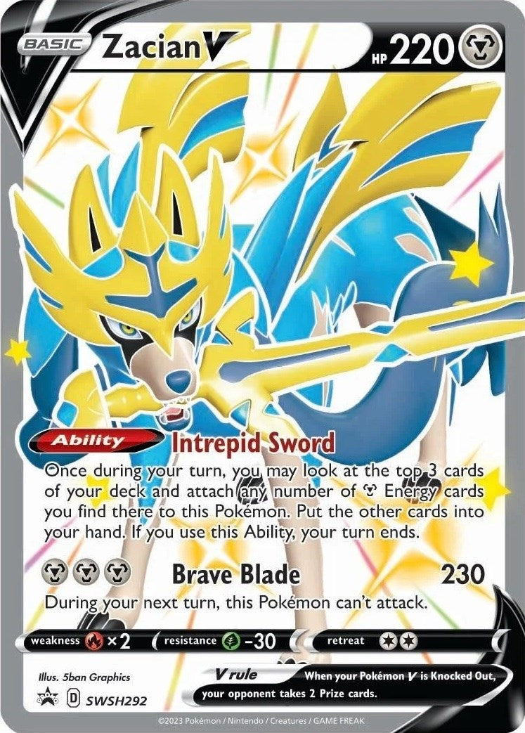 Zacian V (SWSH292) [Sword & Shield: Black Star Promos] | Nerdhalla Games