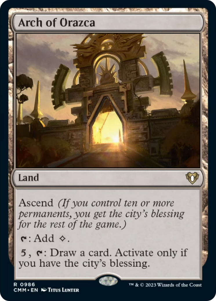 Arch of Orazca [Commander Masters] | Nerdhalla Games