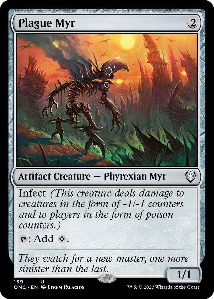 Plague Myr [Phyrexia: All Will Be One Commander] | Nerdhalla Games