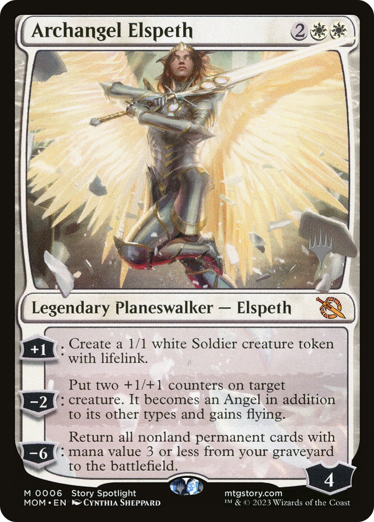 Archangel Elspeth (Promo Pack) [March of the Machine Promos] | Nerdhalla Games